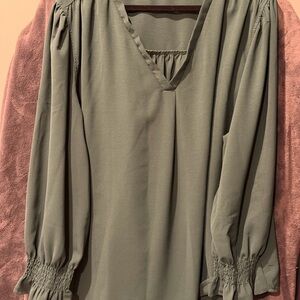 Amazon Olive Women's Blouse